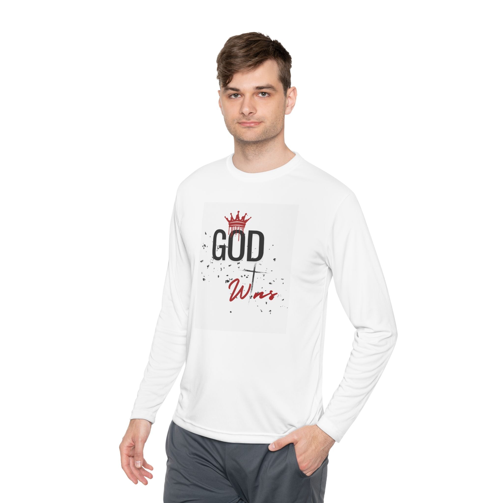 Unisex Long Sleeve Tee God Wins
