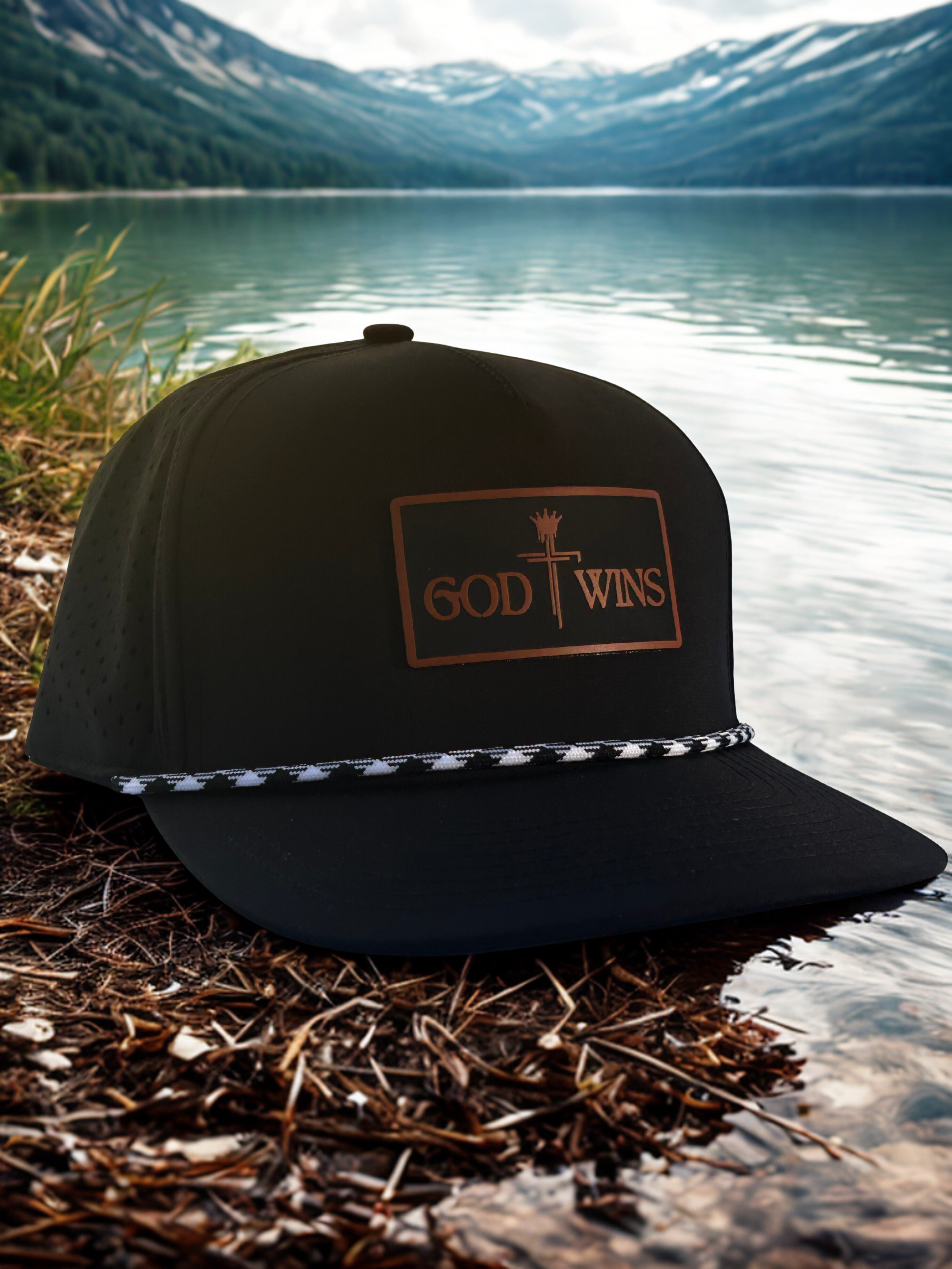 Black God Wins Performance Rope Hat